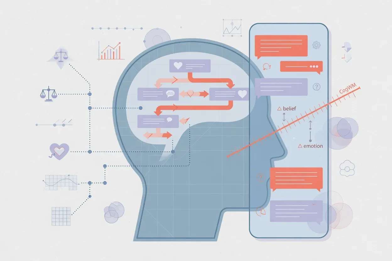 A New Model Tracks How AI Chatbots Change Your Mind