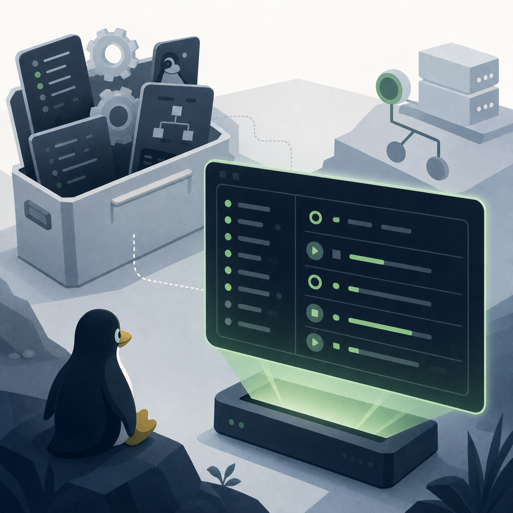 A new terminal interface for systemd management