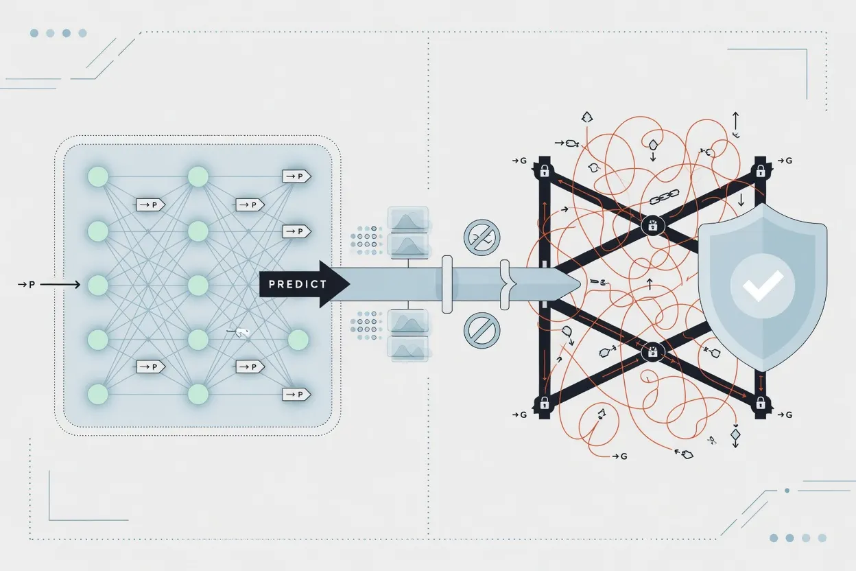 A Safety Argument for AI That Predicts Rather Than Acts