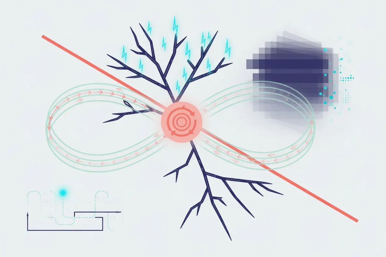 A Spiking Agent Taught Itself to Persist Without a Memory Buffer