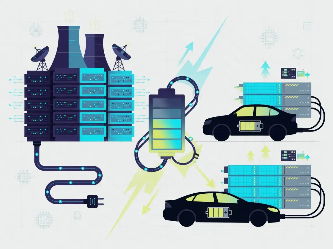 AI data centers push automakers into battery storage