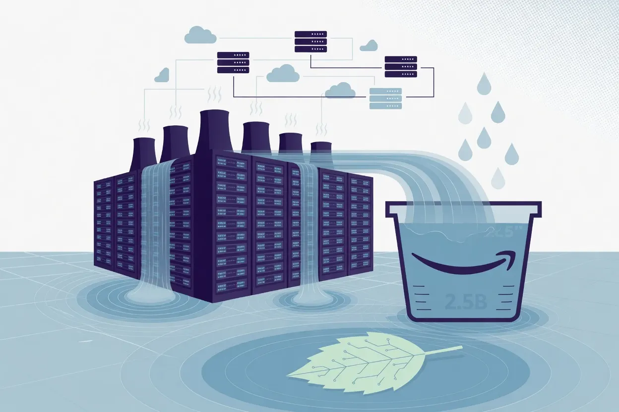 Amazon data centers consume 2.5 billion gallons of water