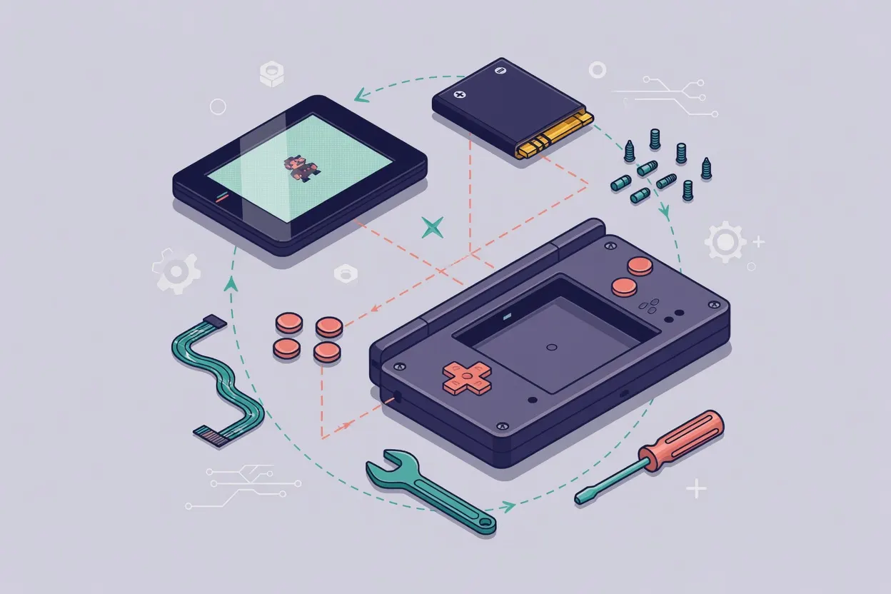 Anbernic adds official spare parts for its handhelds