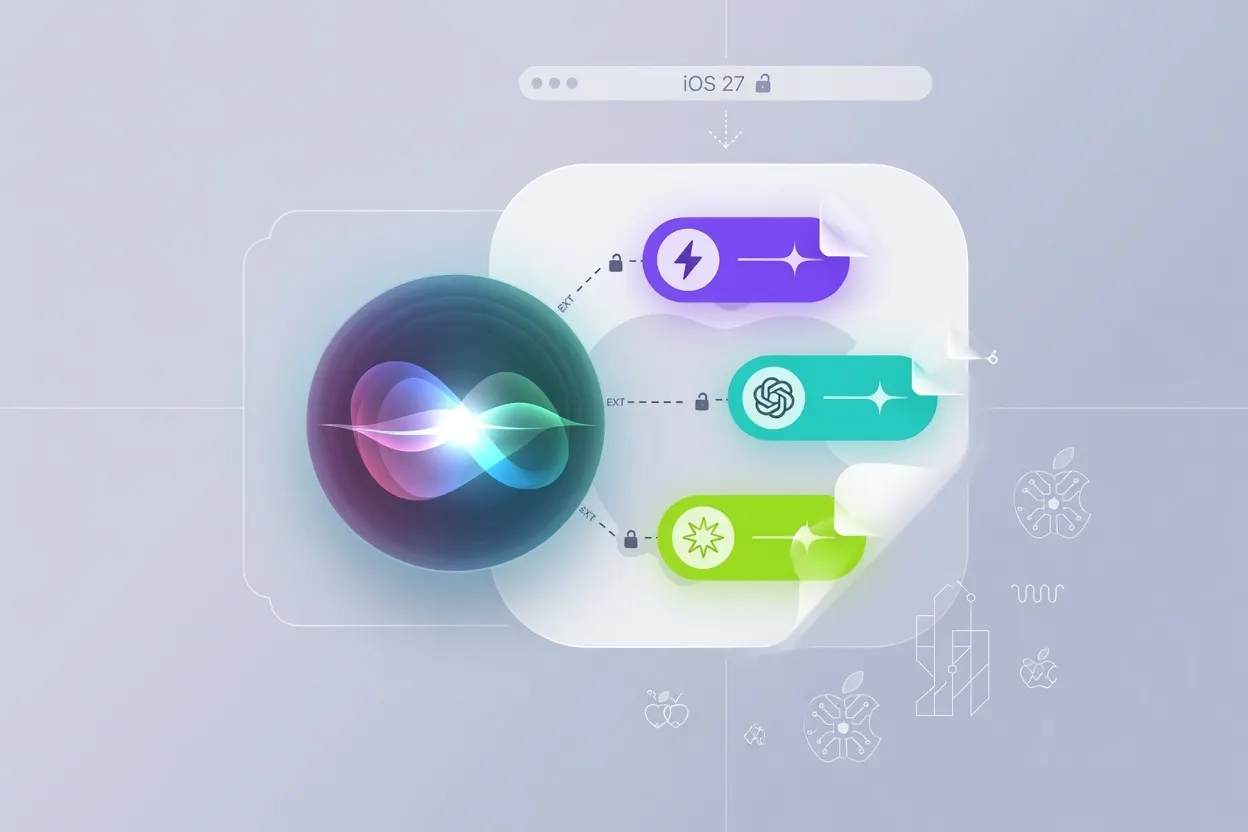 Apple adds hidden Extensions to iOS 27 Siri for third‑party LLMs