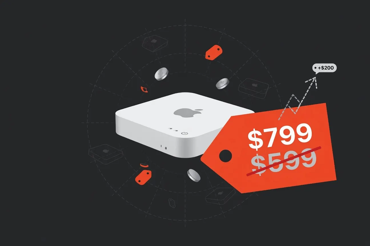 Apple bumps Mac mini entry price to $799