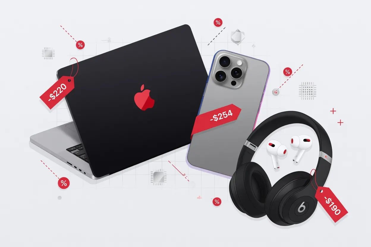 Apple cuts prices on M5 MacBook Pro, AirPods Pro 3 and iPhone 17 Pro