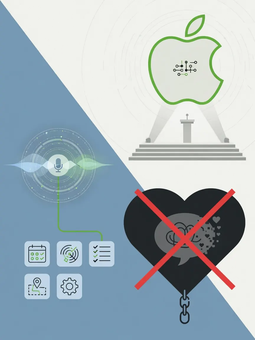 Apple insists Siri is a utility, not a love interest