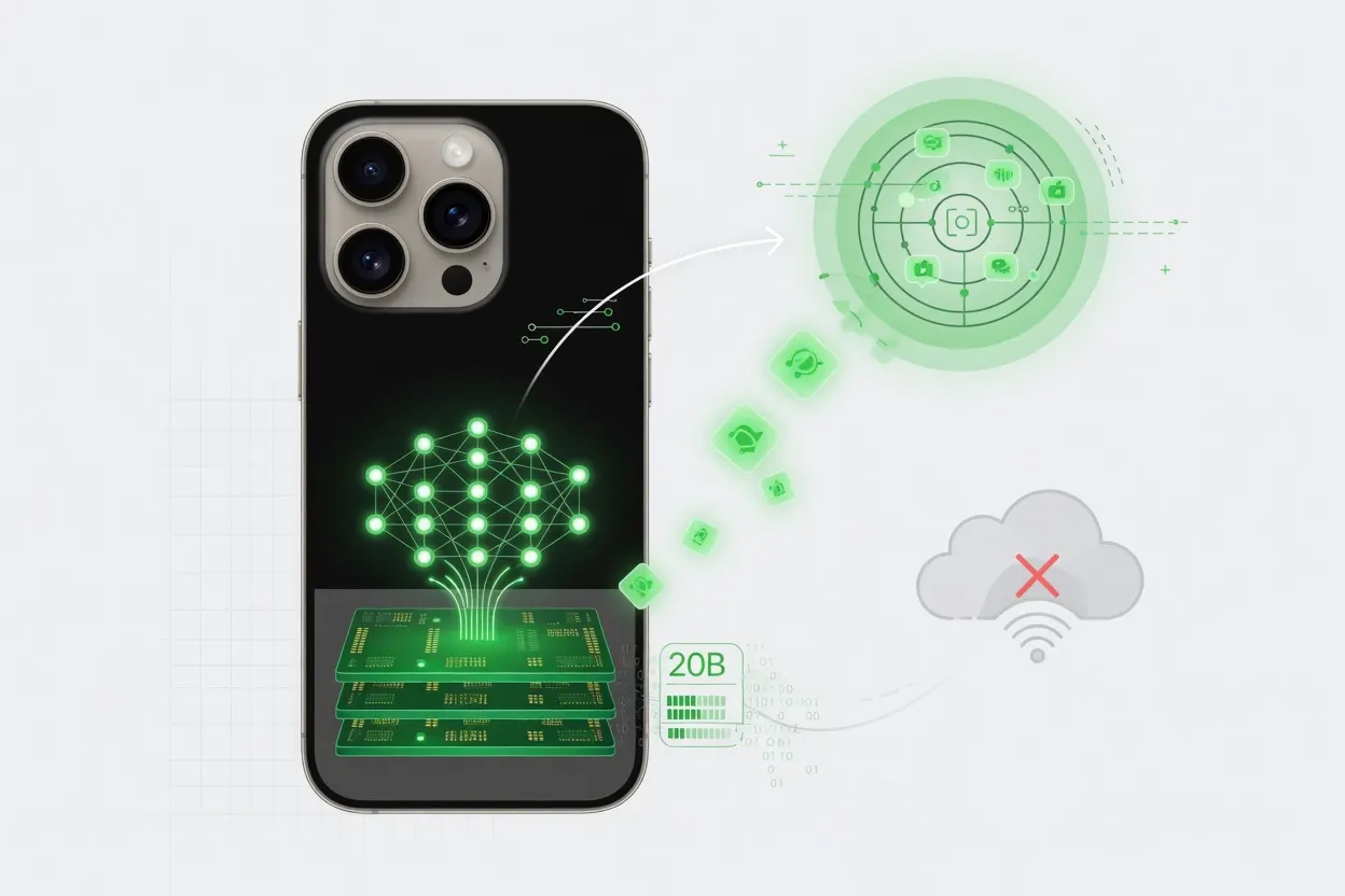 Apple runs a 20‑billion‑parameter model from iPhone flash storage