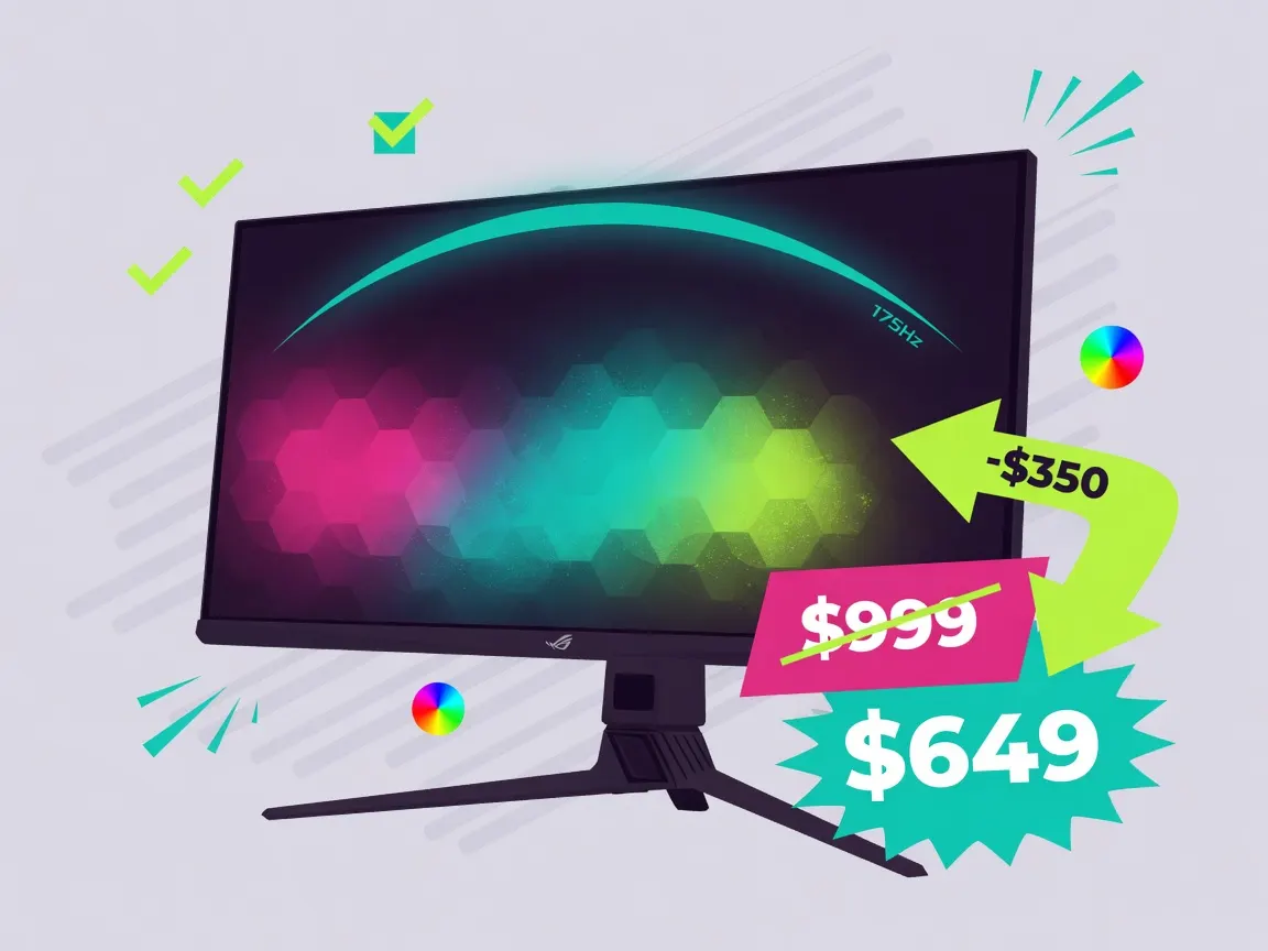 Asus ROG Strix 34-inch QD-OLED monitor drops to $649
