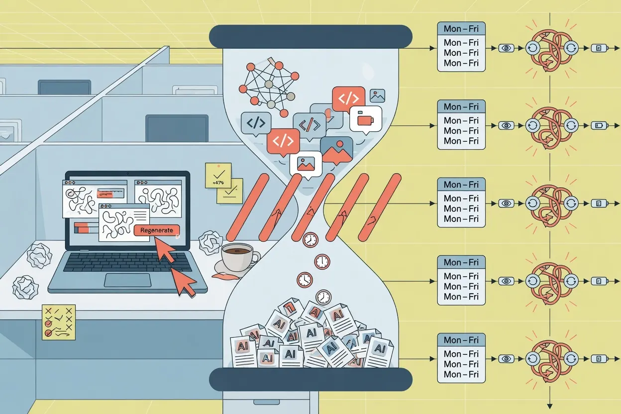 Employees waste six hours weekly monitoring AI tools