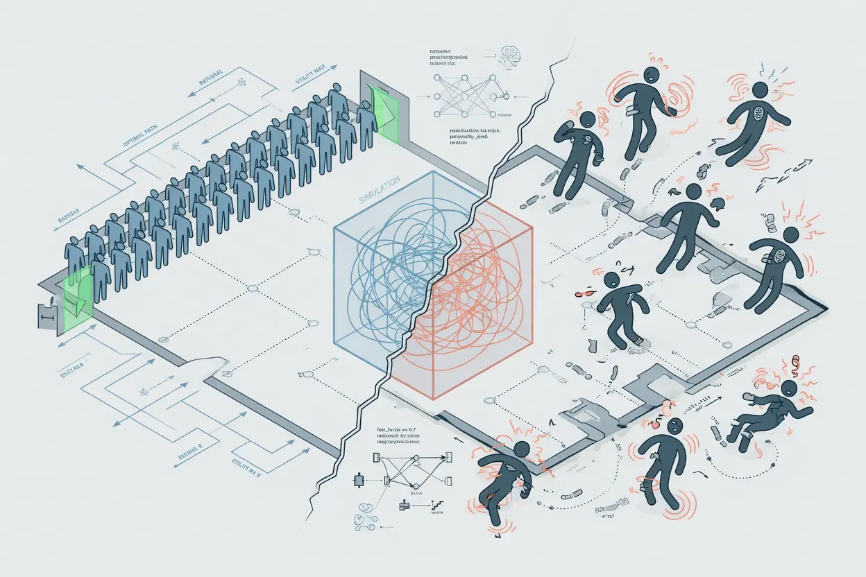 Evacuation Simulations Get Messier and More Human