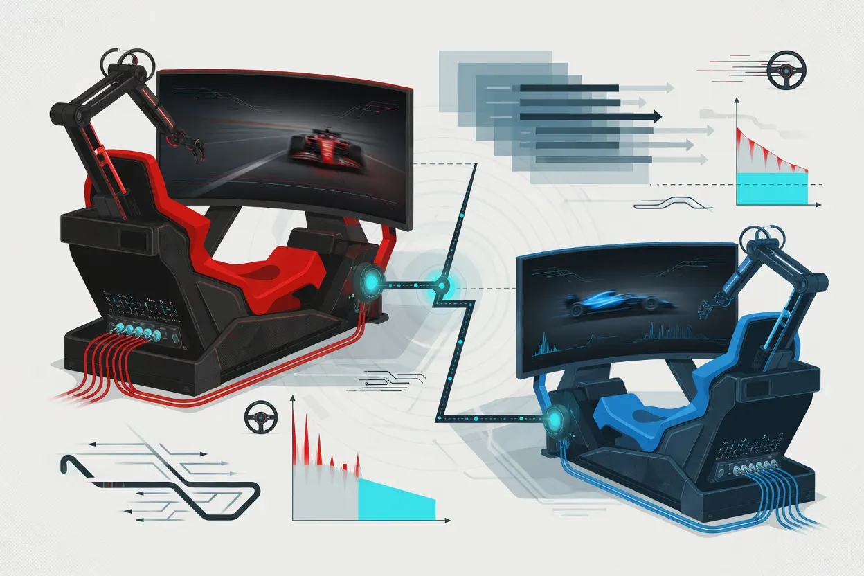 F1 teams upgrade driver-in-the-loop simulators to cut latency