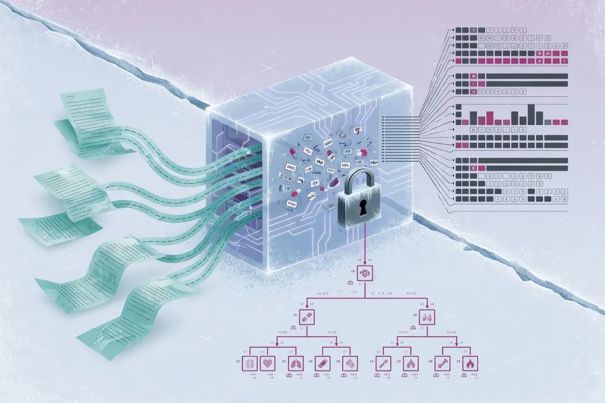 Frozen Medical LLMs Can Predict Diagnoses Across EHR Modalities