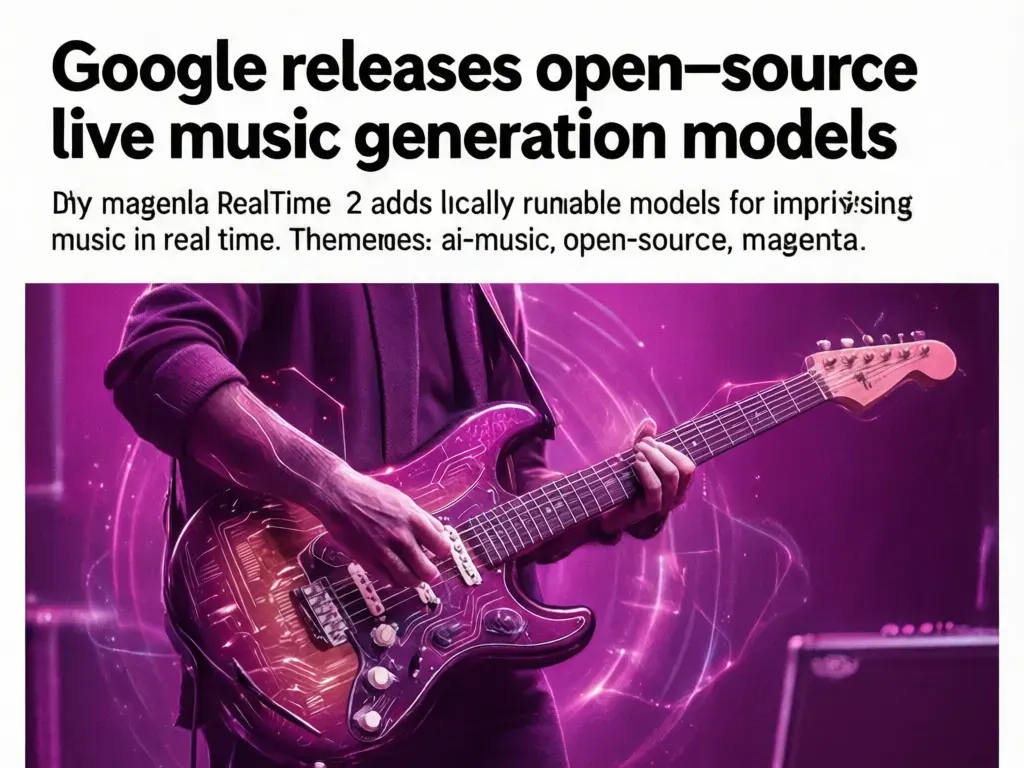 Google releases open-source live music generation models