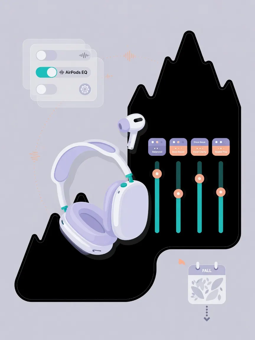 iOS 27 adds custom EQ for AirPods, arriving later this year