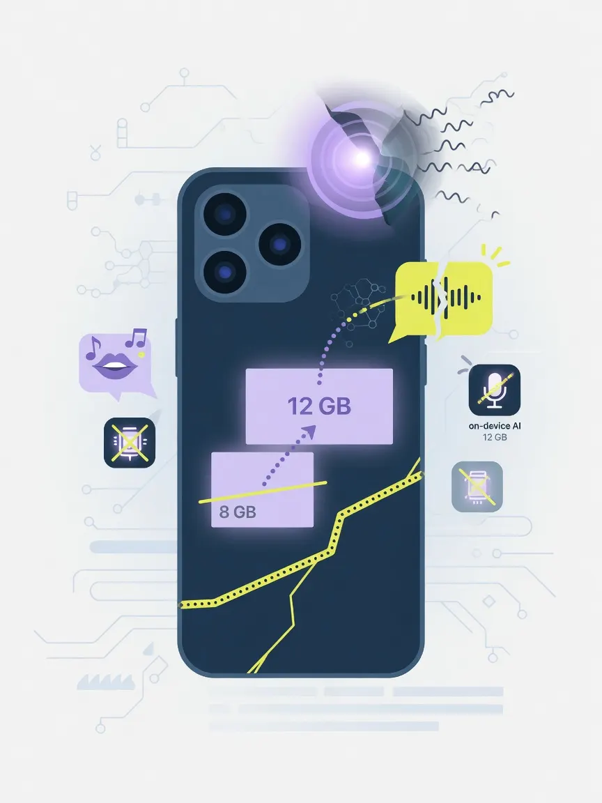 iPhone 17 base loses two Siri AI features due to 8 GB RAM