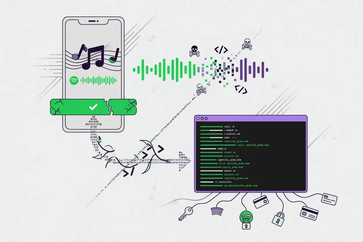 June 2026 TikTok free Spotify videos deliver malware