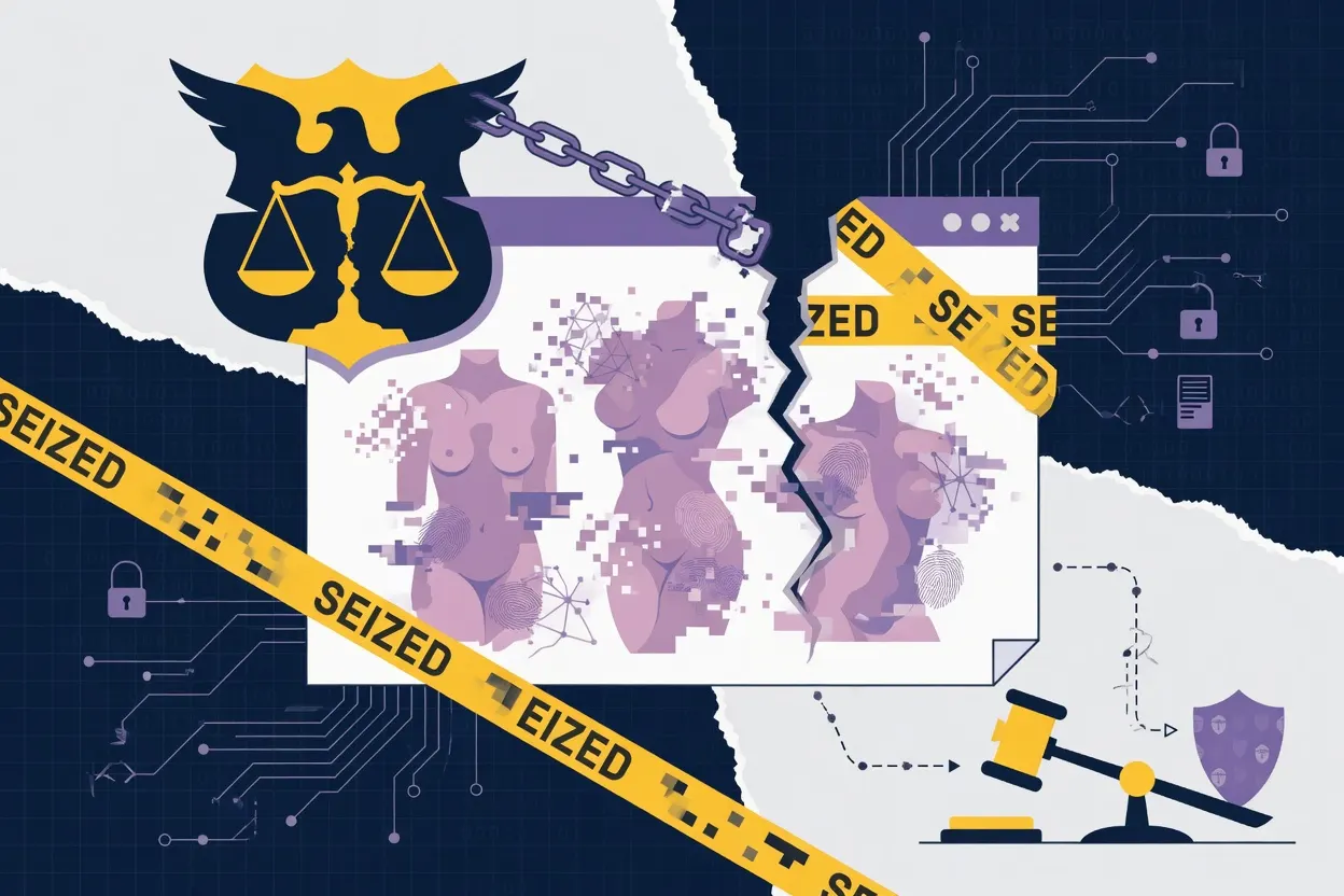 Justice Department shutters fake celebrity nude sites under new law