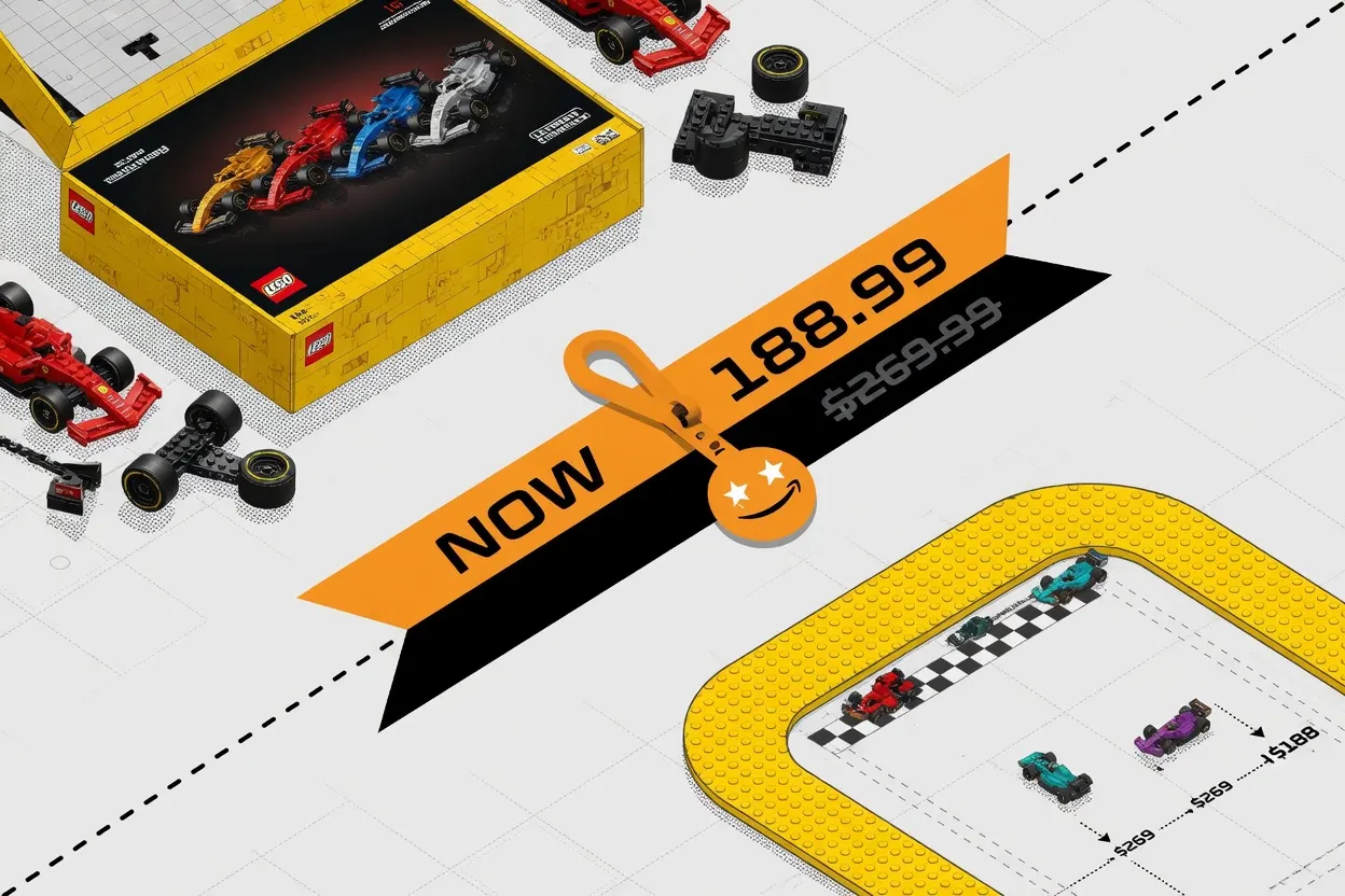 Lego F1 Collector Pack Hits Lowest Price at Prime Day