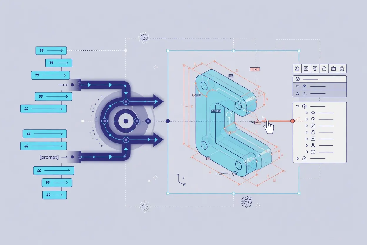 LLM-powered system generates controllable text-to-CAD designs