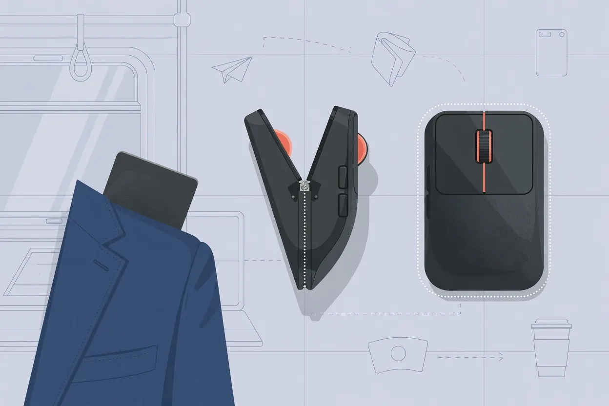 Logitech launches pocket-fold mouse for on-the-go work