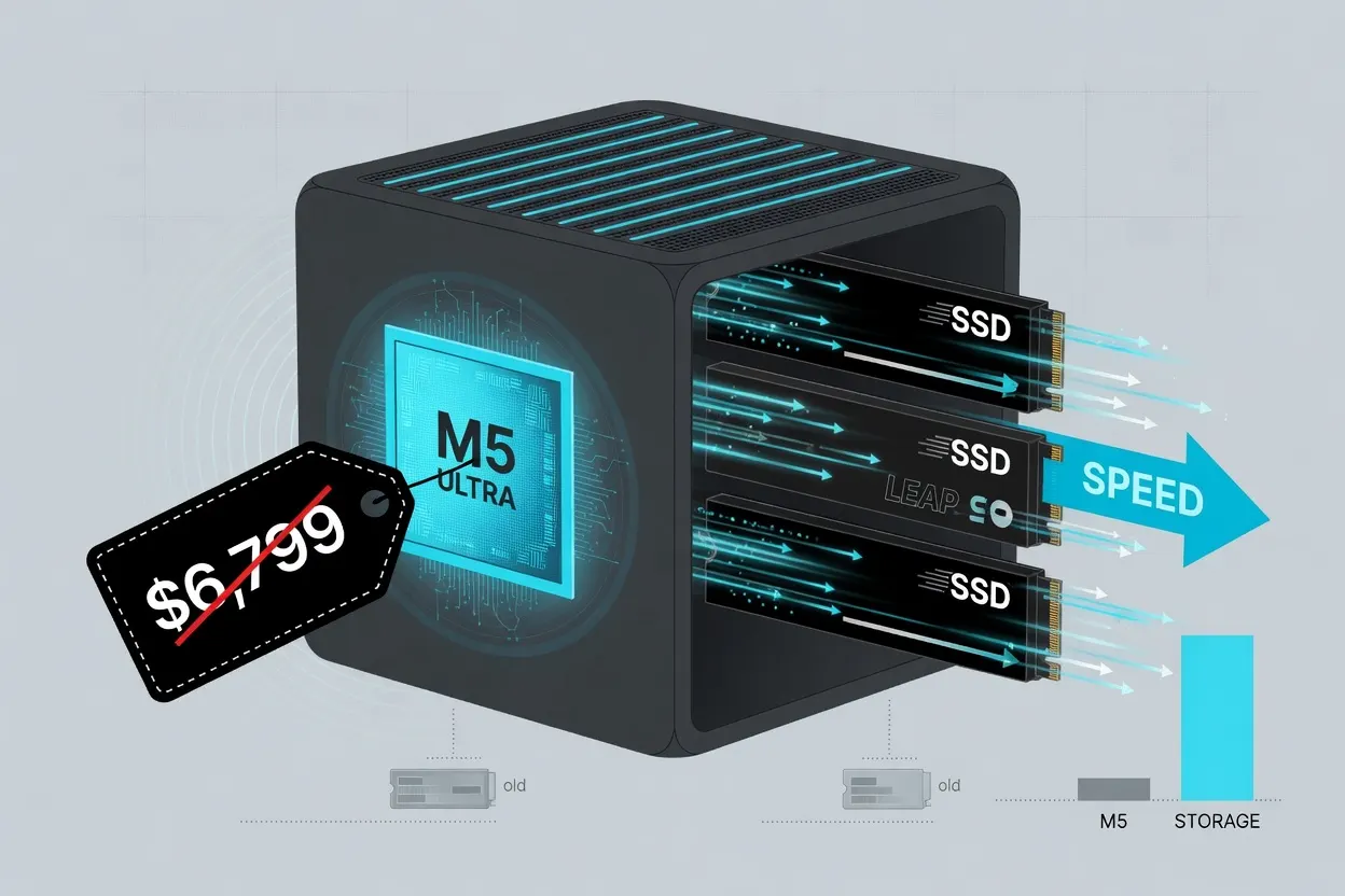 Mac Studio's Big Upgrade Is Storage Speed, Not M5 Ultra