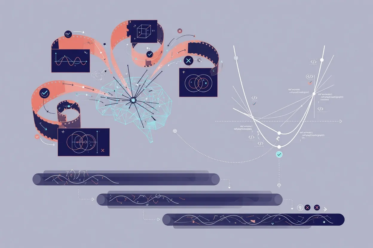 ManimAgent Teaches Itself to Make Math Animations