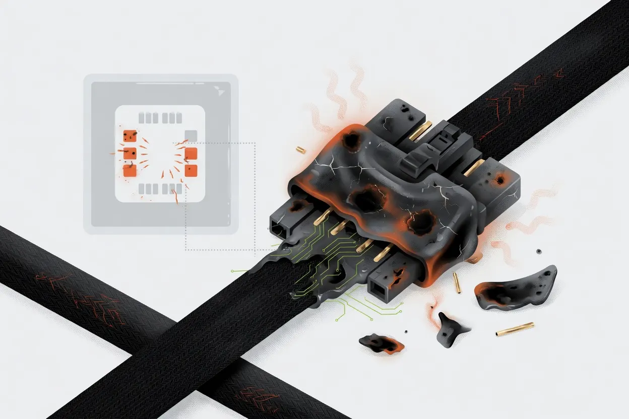 Melted Asus ROG Equalizer cable surfaces on Nvidia 12V-2x6 connector