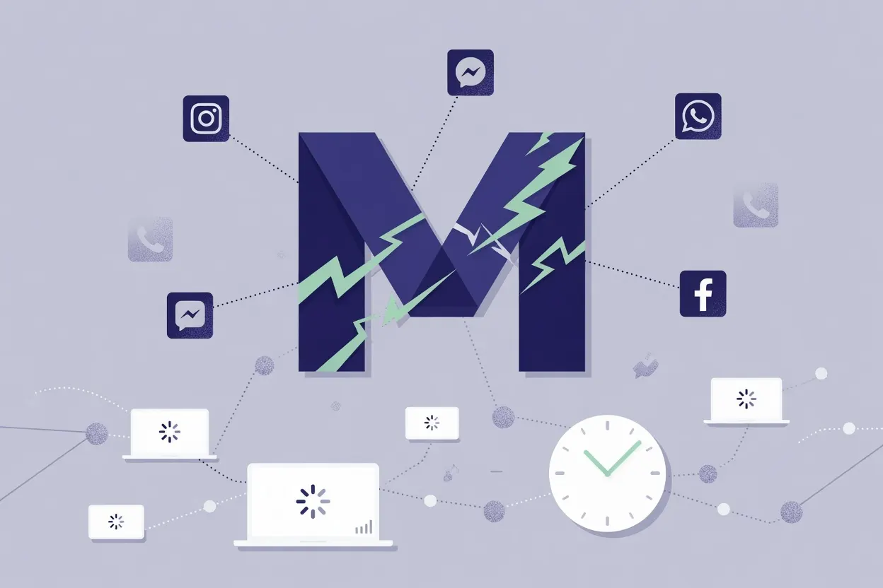 Meta platforms experience outage on Friday morning