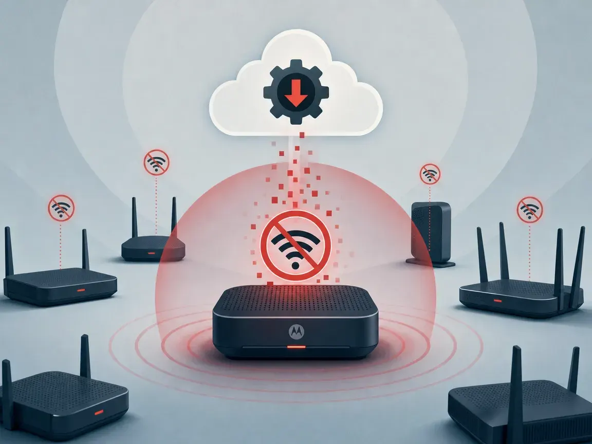 Motorola firmware update disables all home routers
