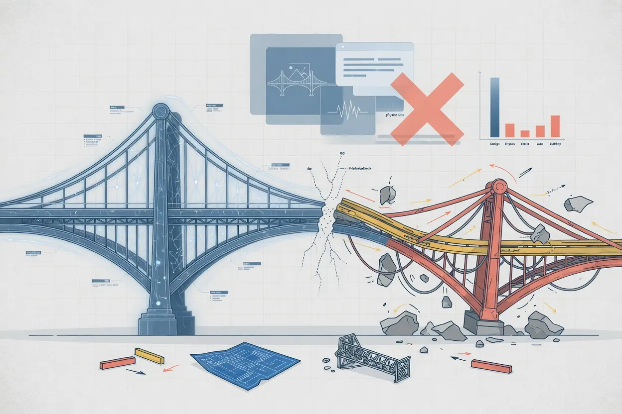 New Benchmark Shows AI Models Struggle to Design Working Bridges