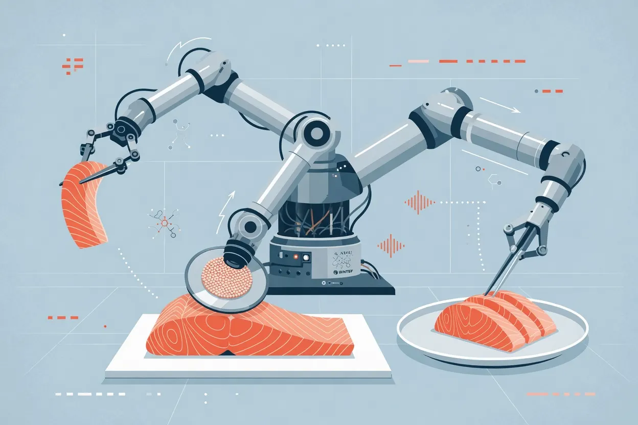 Norwegian Researchers Built a Robot That Slices Salmon