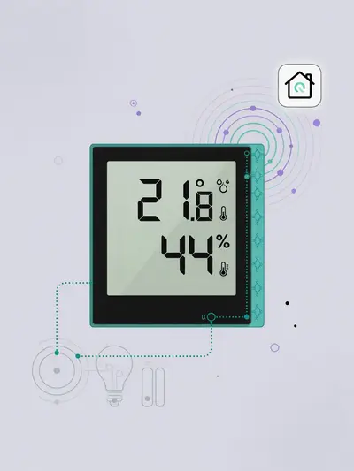 Qingping Upgrades Its E-ink Thermometer With Thread for Apple Home