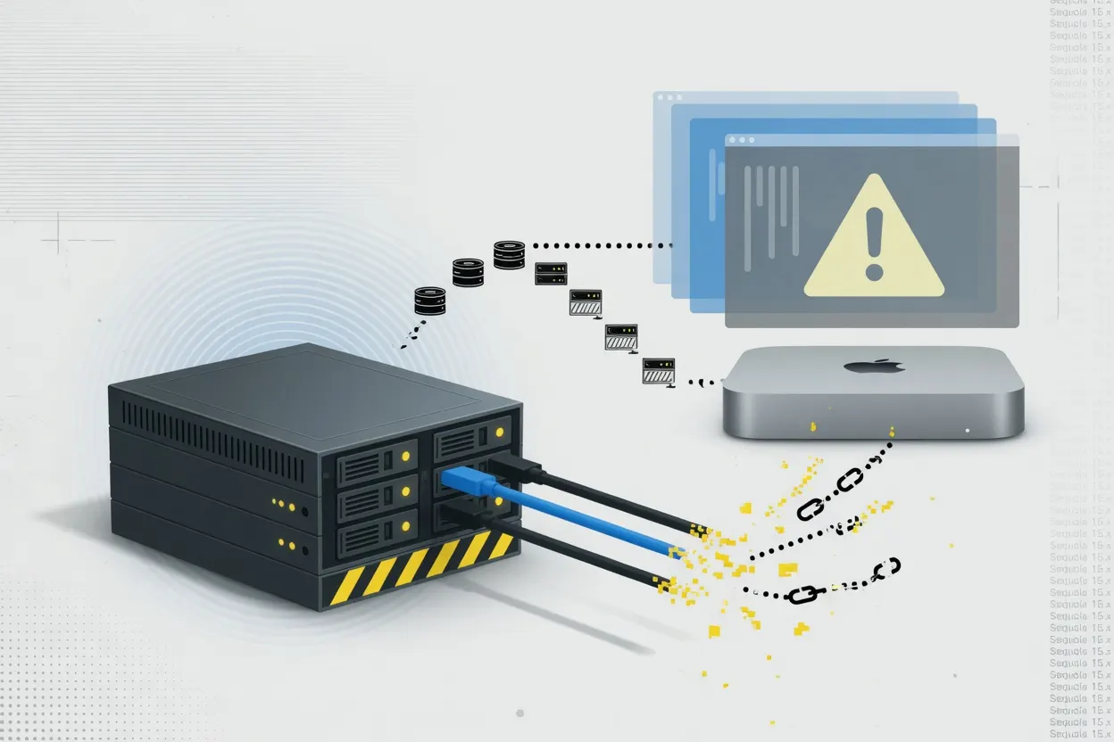 RAID enclosure drivers stumble on new macOS release