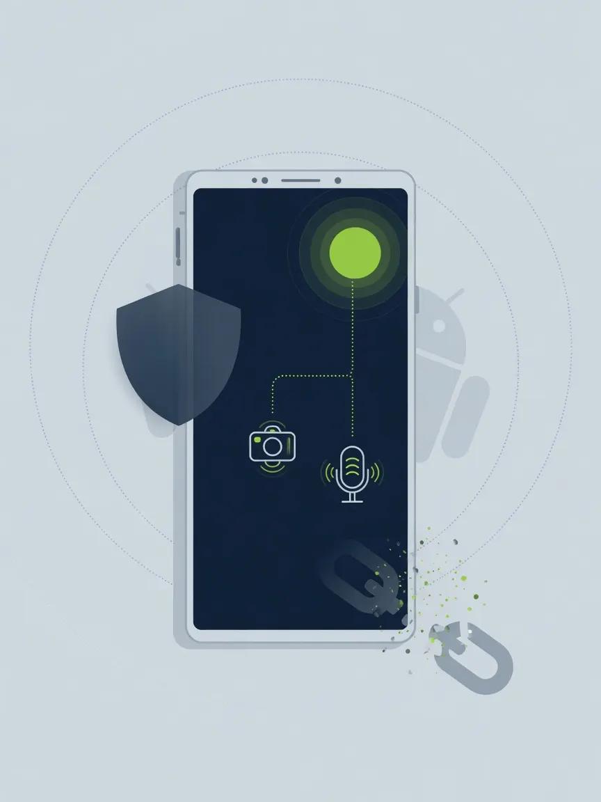 Samsung phones now show a green dot when camera or mic is active