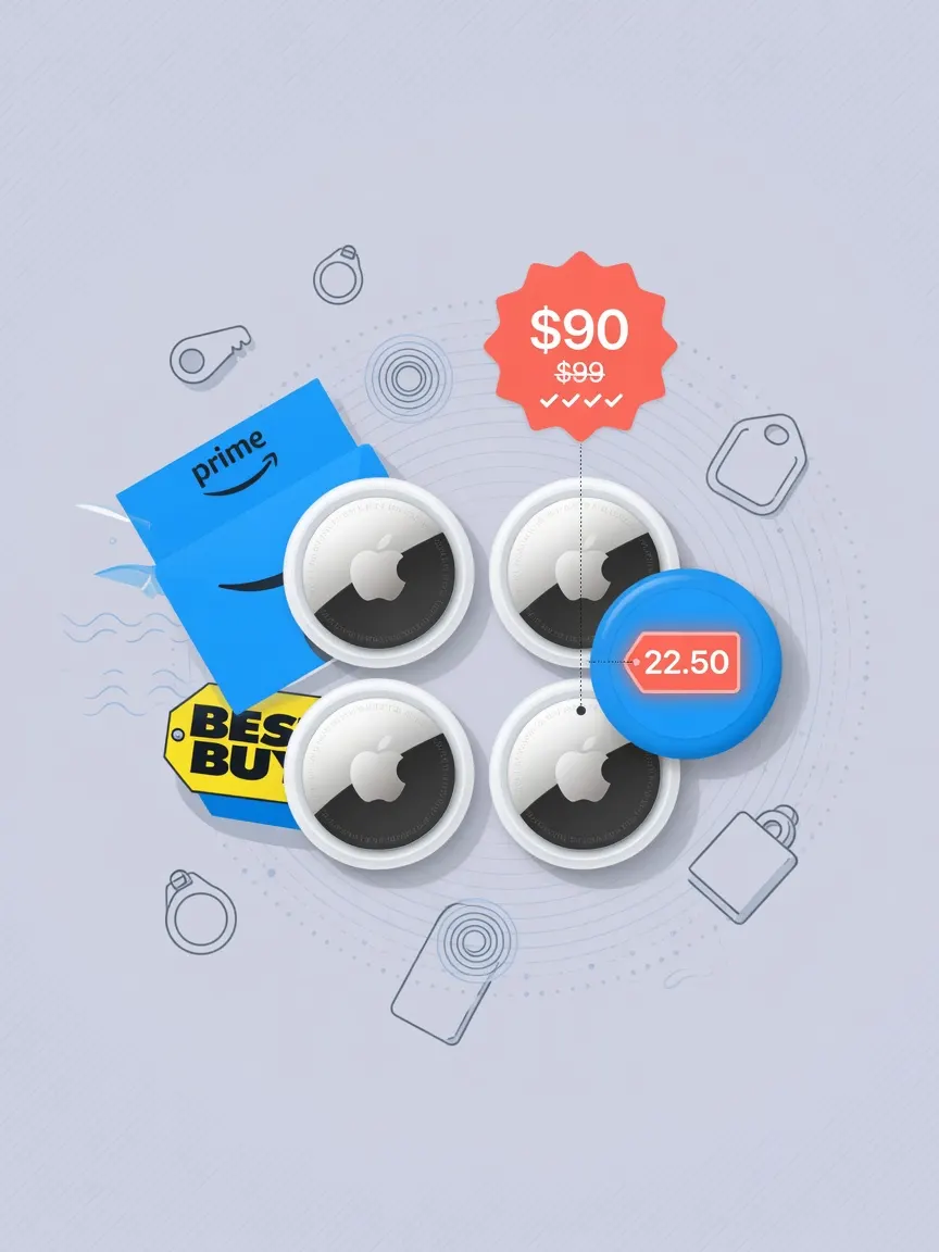 Second-Gen AirTags Hit $22.50 Each in Prime Day Sale