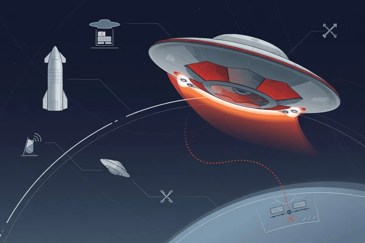 SpaceX Tests Starfall, a Saucer-Shaped Orbital Cargo Pod