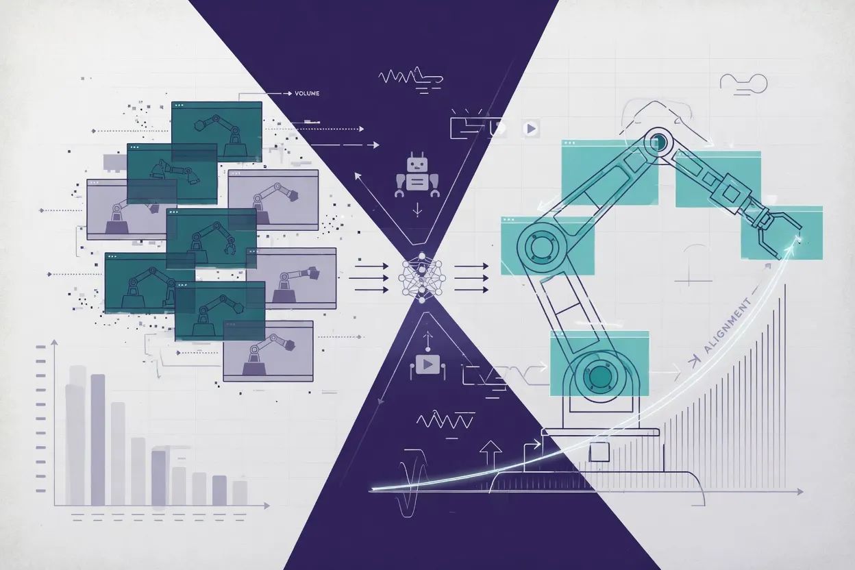 Study Finds Data Alignment Beats Volume for Robot Learning