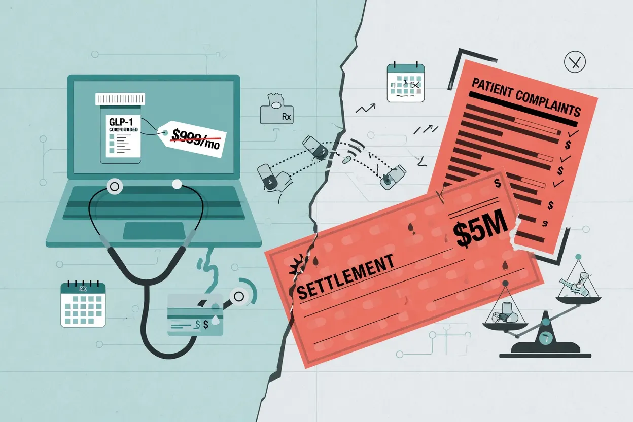 Telehealth GLP-1 seller pays $5 million after patient complaints