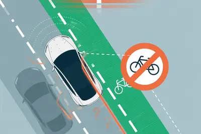 Tesla FSD Uses Bike Lane in Its Own Denmark Approval Video