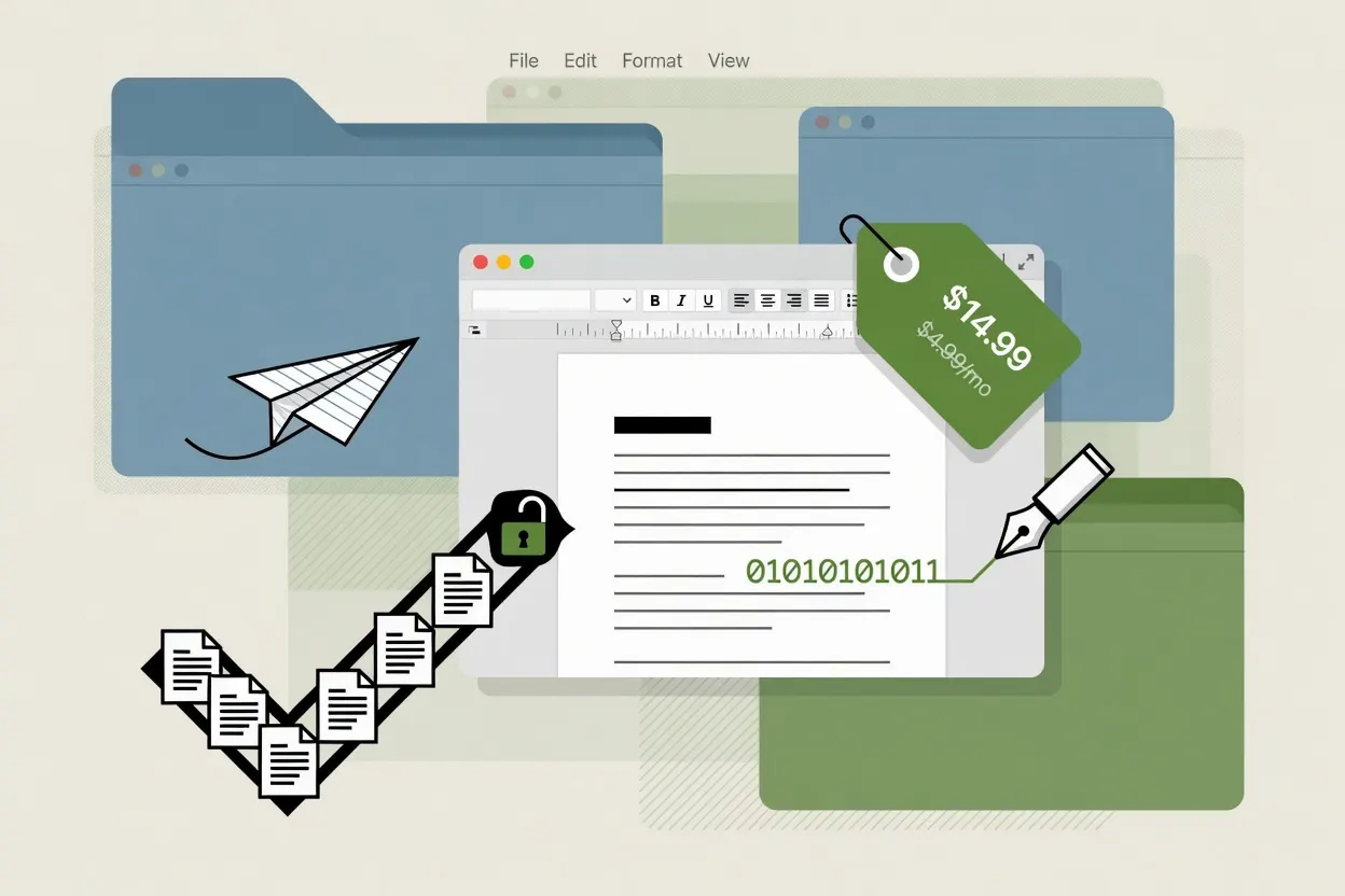 Verso launches cheap Mac word processor without a subscription