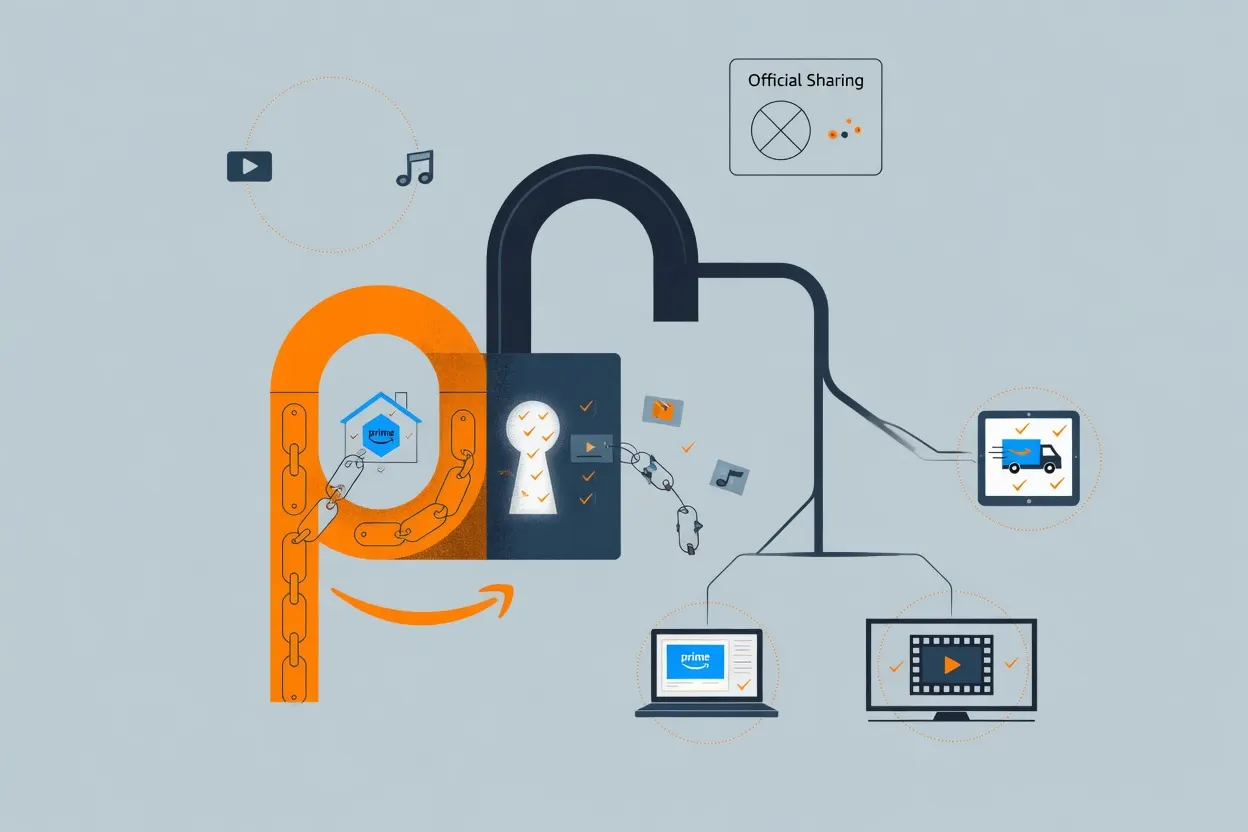 You can still share Amazon Prime by using the main login