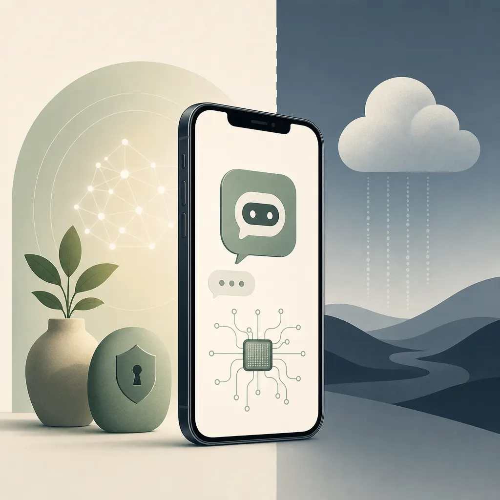 Your iPhone can run an AI chatbot without the cloud